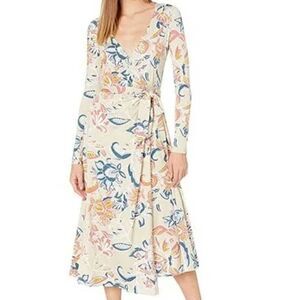 Rachel Pally Harlow Jersey V Neck Mid Length Dress